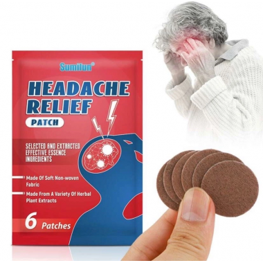Пластыри от головной боли и мигрени SUMIFUN, 1 уп (6 шт)