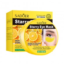 Патчи для глаз Sadoer Starry eye mask, апельсин