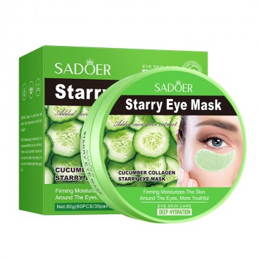 Патчи для глаз Sadoer Starry eye mask, огурец