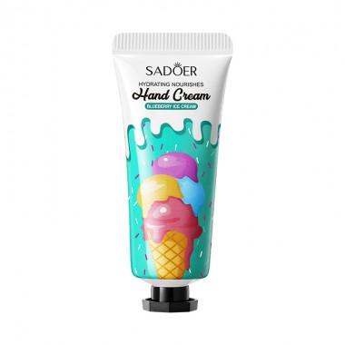 Крем для рук ЧЕРНИКА, Sadoer ICE CREAM 20g