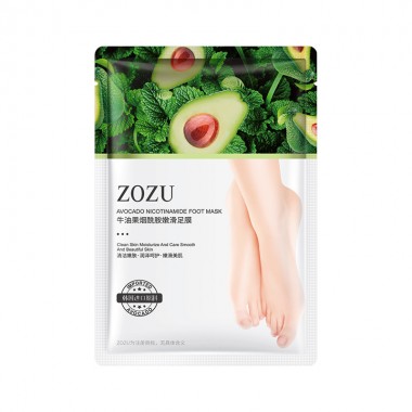 Маска-носочки ZOZU Avocado Niacinamide Moisturizing Foot Mask