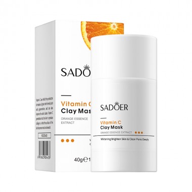 Маска-стик для лица глиняная с витамином С Sadoer Vitamin C Clay Mask Stik 40 г