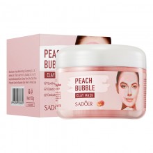 Sadoer Peach Bubble очищающая кислородная маска для лица, 100гр. персик Sadoer Peach Bubble очищающая кислородная маска для лица, 100гр. персик