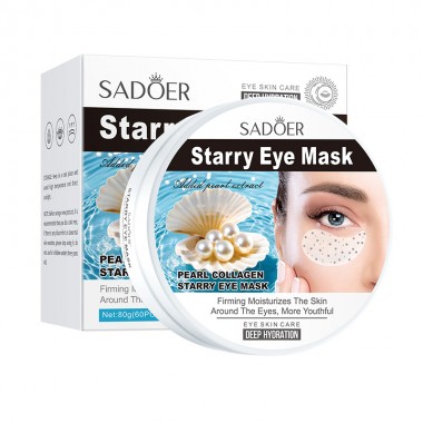 Патчи для глаз Sadoer Starry eye mask, жемчуг