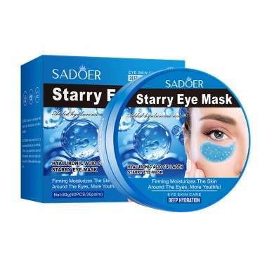 Патчи для глаз Sadoer Starry eye mask, гиалурон