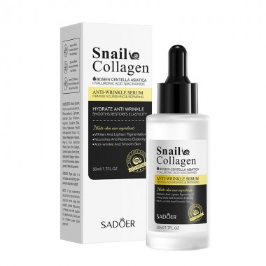 Антивозрастная сыворотка для лица , Sadoer Snail Collagen, 50ml