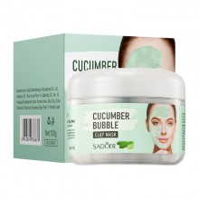 Sadoer Cucumber Bubble очищающая кислородная маска для лица, 100гр. огурец Sadoer Cucumber Bubble очищающая кислородная маска для лица, 100гр. огурец