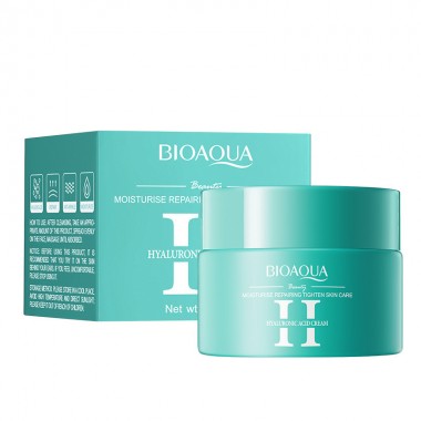 BIOAQUA Крем для лица Hyaluronic Acid Увлажняющий ГИАЛУРОНОВАЯ КИСЛОТА 60г 