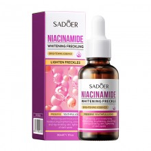 Эссенция для лица придающая сияние c ниацинамидом Sadoer Nicotinamide Whitening Freckle Brightening Essence 30 мл