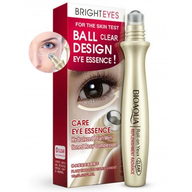 Сыворотка-роллер BIOAQUA для кожи вокруг глаз с коллагеном и гиалуроновой кислотой, 15 мл