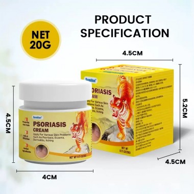 Мазь от ПСОРИАЗА Sumifun Psoriasis 20gr при сухости Дерматита, зуде и шелушении Экземы
