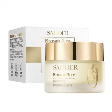 Увлажняющий крем для лица с экстрактом коричневого риса и дрожжей SADOER, 50 гр