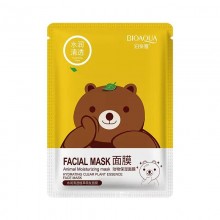 Маска для лица зеленый чай Bioaqua (медведь)