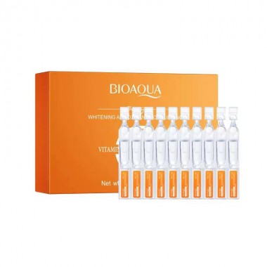 Курс сывороток для лица с Витамином С  в ампулах Bioaqua, 30 шт. по 1 мл.