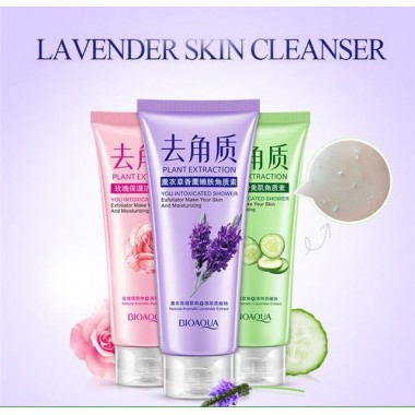 ОЧИЩАЮЩАЯ СКАТКА Bioaqua Lavender Skin Cleanser